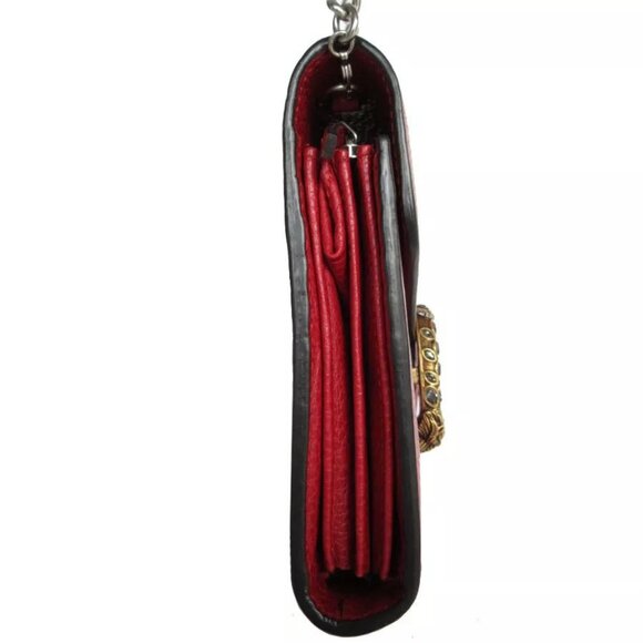 Auth GUCCI Dyonisus Chain wallet Red leather - Picture 5 of 12